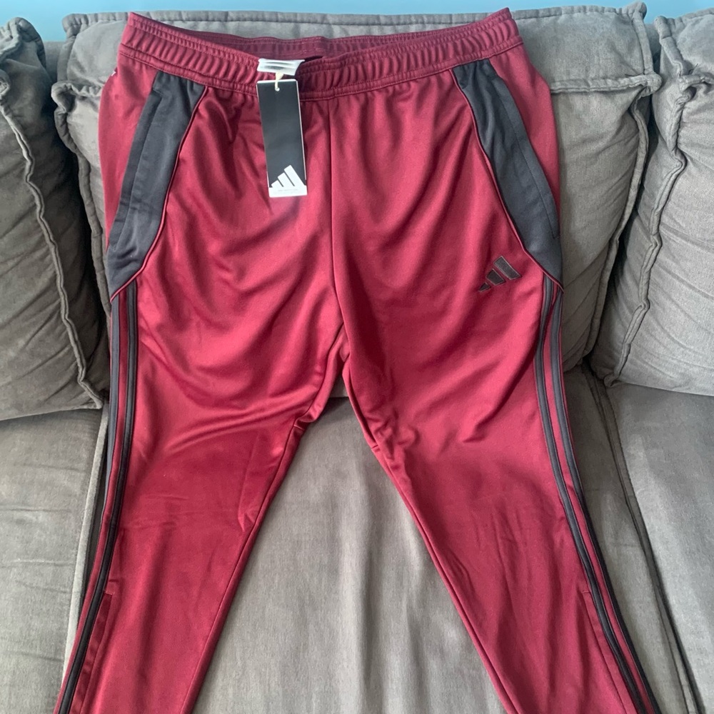 Adidas Maroon & Black Joggers
